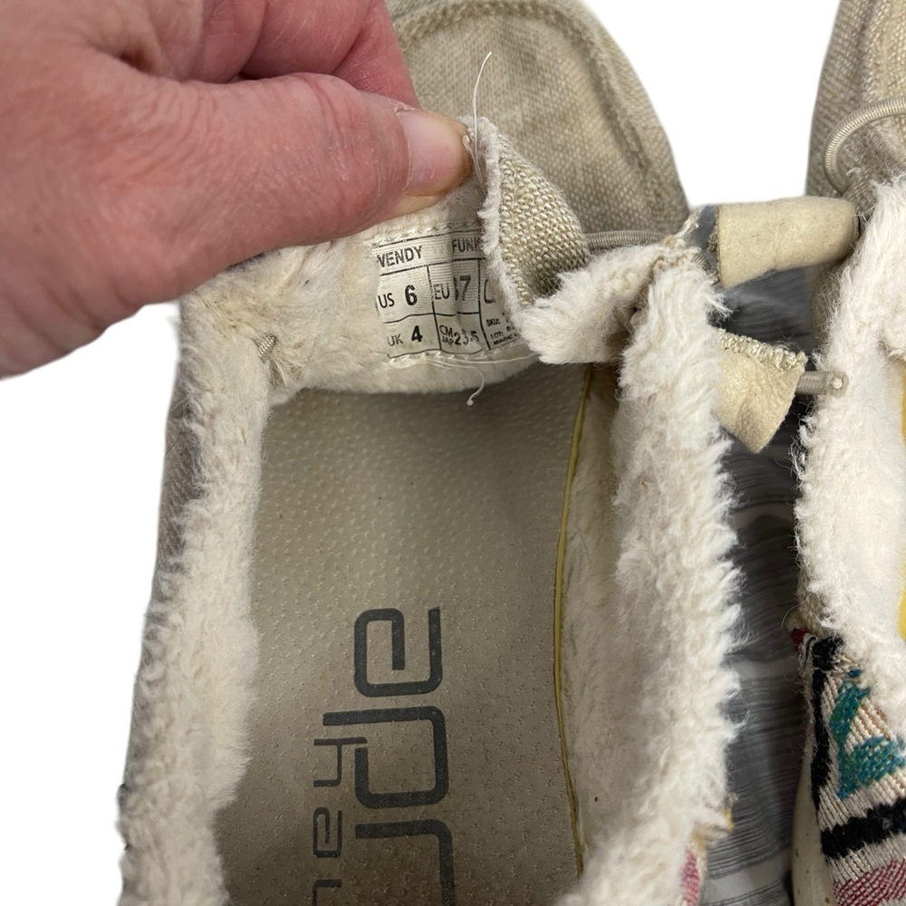 Hey dude wendy shoes Sz 6 - Picture 4 of 5